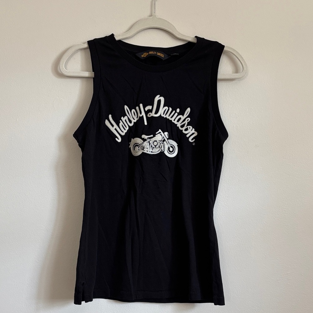 HARLEY DAVIDSON: Embroidered Vintage Tank Top